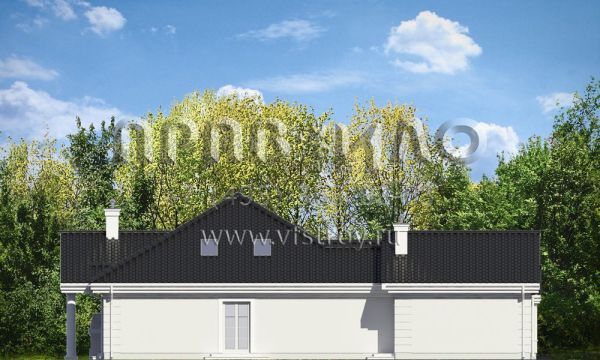 Проект одноэтажного частного дома с гаражом S8-302-1 (Парковая Резиденция 3)