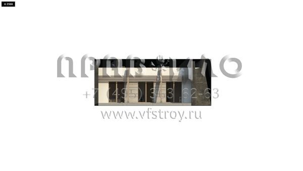 Проект одноэтажного дома со стильным хай-тек дизайном S3-125-2 (Zx180)