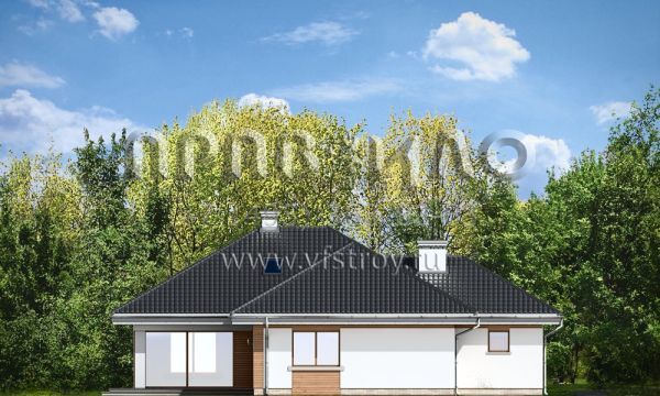 Проект дома с современными фасадами S8-231-2 (Развитой)