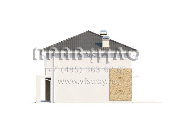 Проект виллы в современном стиле  S3-193-1(Zx29)