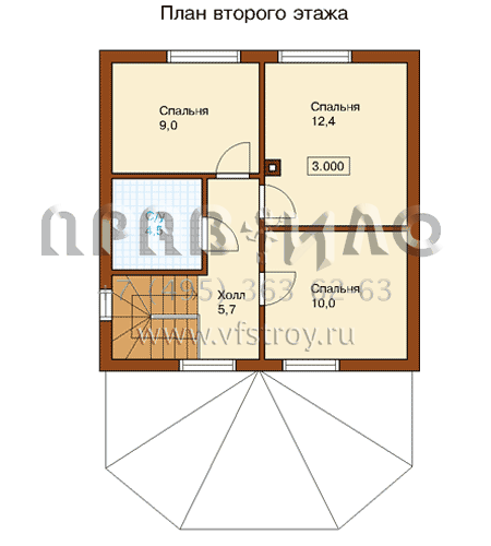 Дом с верандой S6-113(H-113-1S)