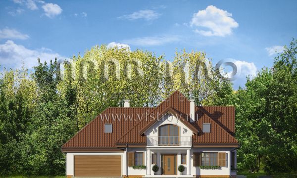 Проект особняка с колоннами S8-269-1 (Ромео)