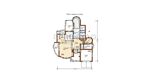 Роскошный коттедж K-346-1P