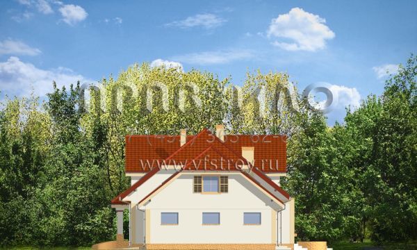 Проект дома с презентабельным входом S8-280-2 (Фокус)