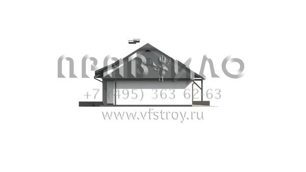 Проект комфортабельного дома из кирпича, керамических блоков или газобетона S3-224 (Z56 A)