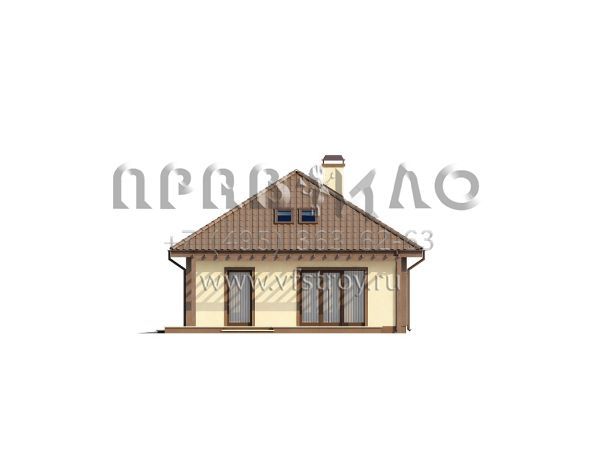 Проект комфортабельного двухэтажного дома  S3-206 (Z90)