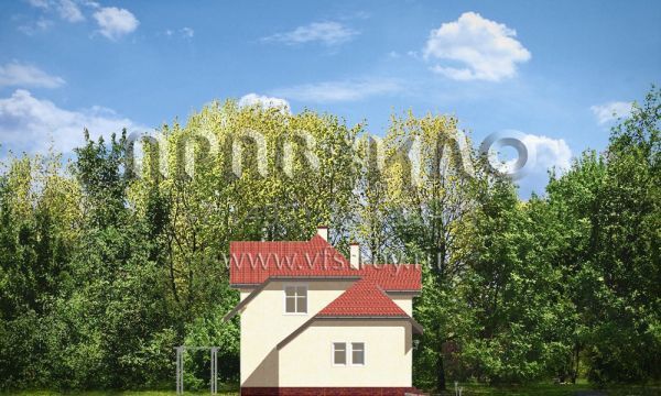 Проект дома с камином в гостиной S8-220-1 (Погодный 3)