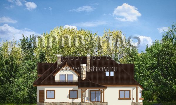 Проект L-образного дома S8-391 (Ясень)