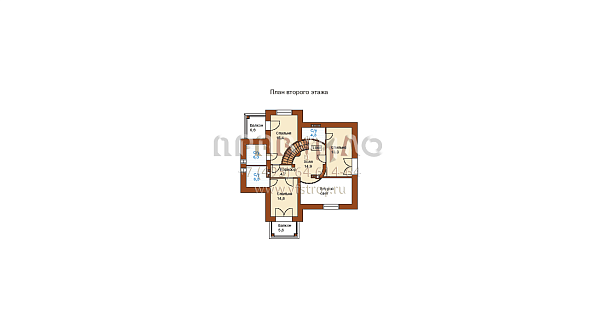 Проект небольшого загородного дома K-204-1K