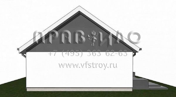 Проект пятикомнатного одноэтажного дома с удобной планировкой S3-108-3 (Z376 35)