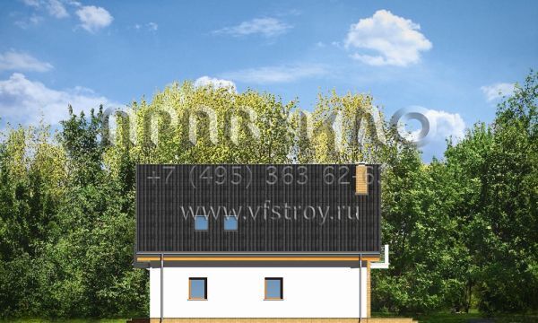 Проект простого загородного дома S8-176-1 (Простой)