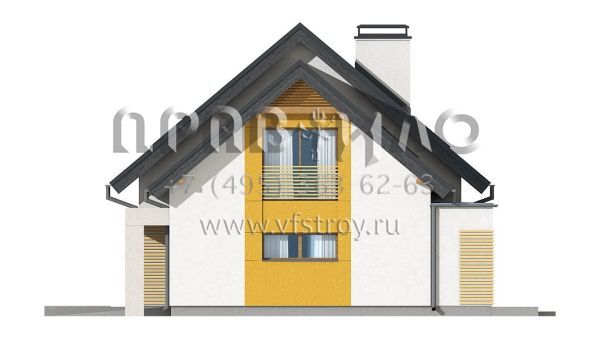 Проект частного загородного дома для семьи с детьми S3-165-1 (Z219)