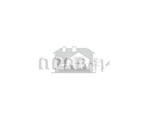 Компактный дом из газобетона с эффективной планировкой I-190-1P