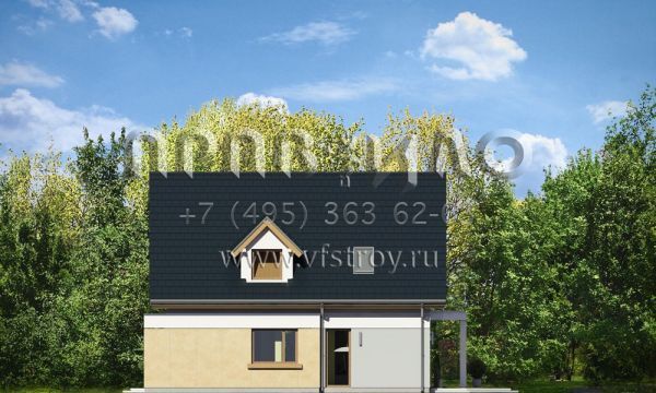 Проект керамоблочного загородного дома S8-171-2 (Своё жильё 2)