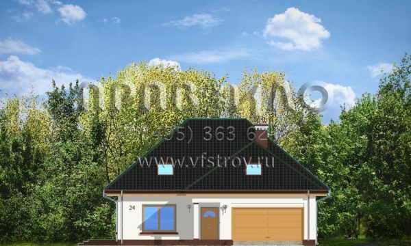 Проект дома для проблемного участка S8-282 (Наталья 2)