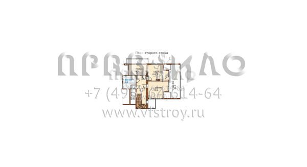 Загородный 2-х этажный дом из газобетона с подсобными помещениями в цокольном этаже I-223-1P