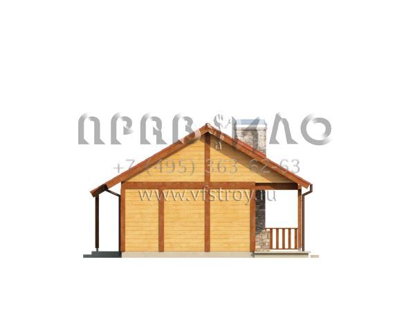 Проект загородного дома для двоих  S3-38 (Z42)