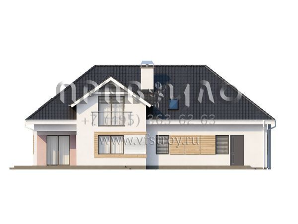 Проект загородного дома с функциональным чердаком  S3-276 (Z171)