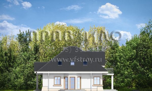 Проект дома с солидным входом S8-183-2 (Шалость)