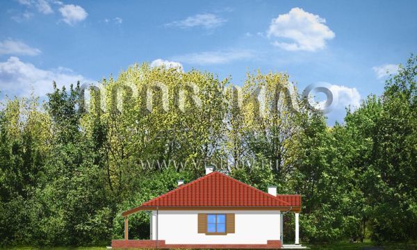 Проект выгодного одноэтажного дома S8-177 (Четыре Угла)