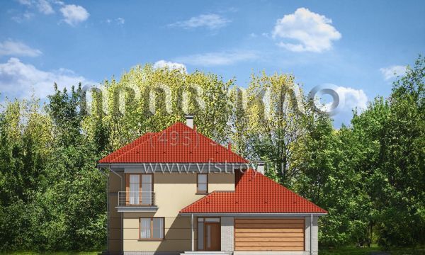 Проект респектабельного коттеджа S8-249 (Бирюза)