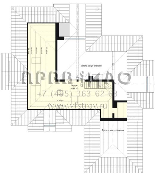 Проект шикарного загородного дома S8-298 (Раскидистый)