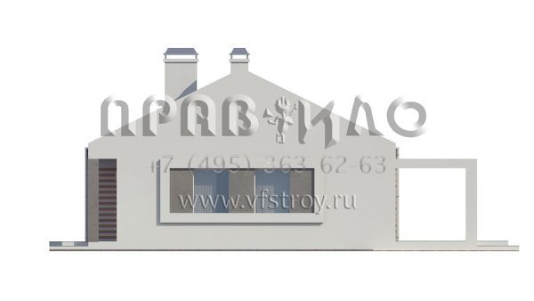 Проект компактного частного дома для узкого земельного участка S3-97 (Z251)