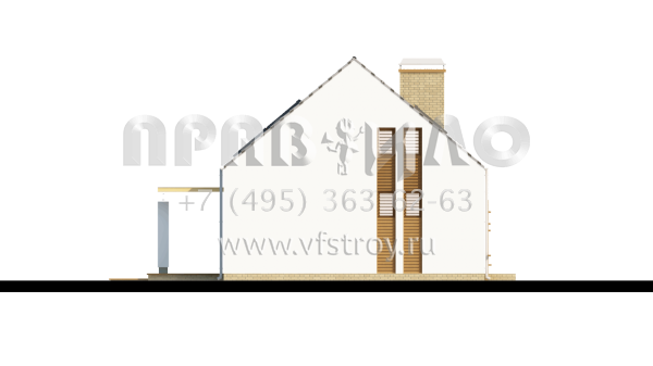 Проект частного дома для размещения на приусадебном участке S3-101 (Z221)