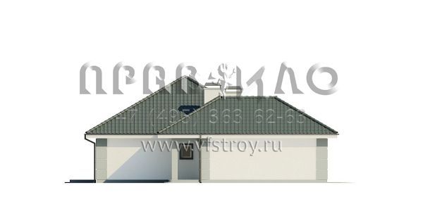 Проект одноэтажного просторного бунгало  S3-377 (Z21)