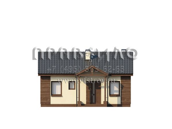 Проект уютного бунгало S3-51 (Z11)