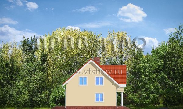 Проект классического загородного дома с подвалом S8-199-1 (Медовые Года)