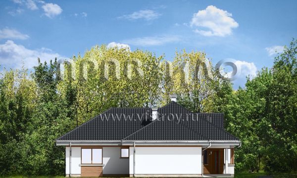 Проект дома с современными фасадами S8-231-2 (Развитой)