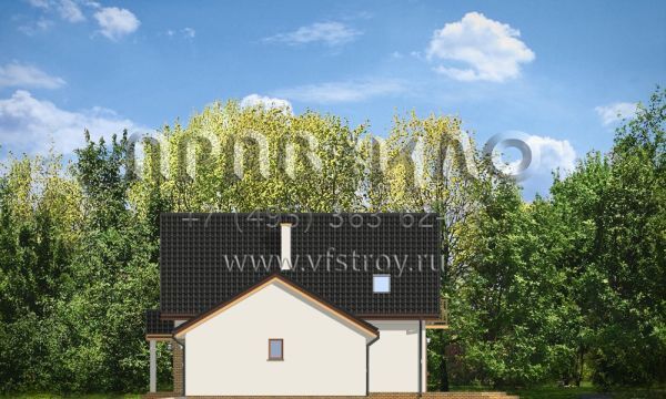 Проект дома из газобетона S8-184-2 (Сильвия)