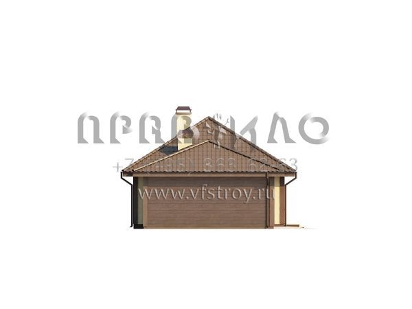 Проект комфортабельного двухэтажного дома  S3-206 (Z90)