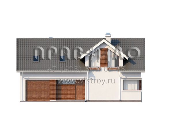 Проект комфортабельного дома с камином для большой семьи S3-173 (Z122)