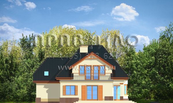 Проект коттеджа для большой семьи S8-224 (Дом на Медаль 2)