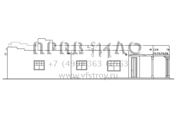 Проект одноэтажного дома с гаражом на две машины в стиле Хай-тек S5-164 (035-00137)