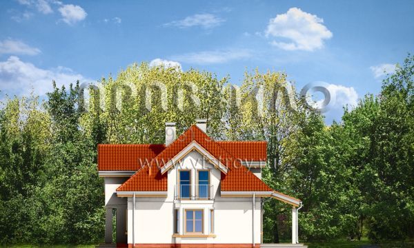 Проект коттеджа с большим смежным гаражом S8-230 (Камеральный)