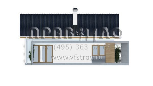 Проект компактного домика  S3-80-1 (Z255)