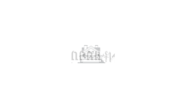 Коттедж из газобетонных блоков с сауной и небольшим бассейном H-218-1P