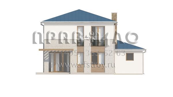 Проект в стиле классического модерна  S3-134-2 (ZX47)