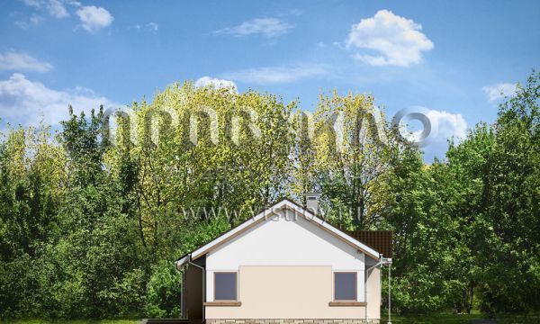 Проект одноэтажного коттеджа с тремя спальнями S8-104 (Киприан 2)