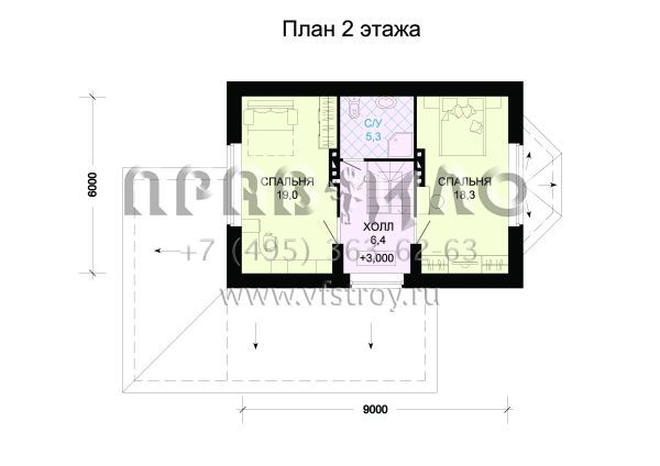Классический загородный дом с подвалом и без гаража S7-175 (2-02)