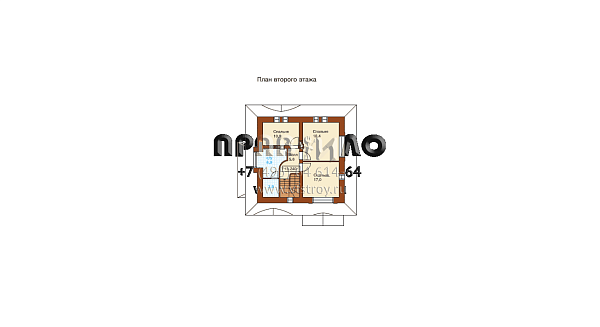 Проект дома в стиле модерн  J-170-1K