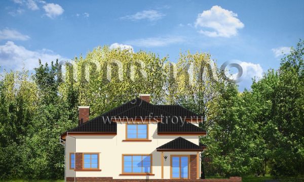 Проект дома с высоким мансардным этажом S8-312-1 (Родительский)