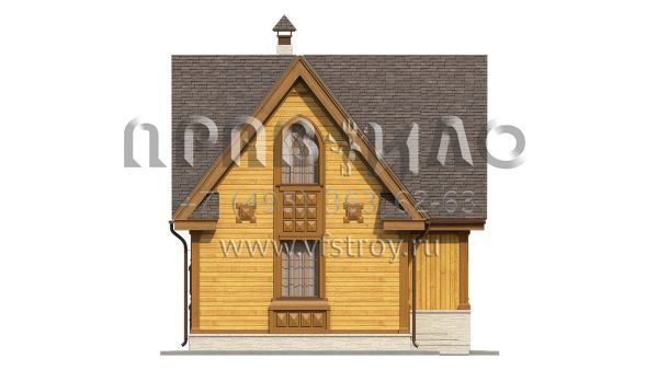 Коттедж в готическом стиле S6-95(G-095-1S)