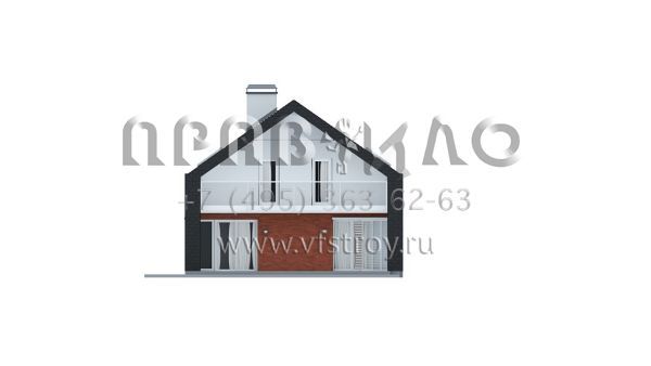 Проект частного классического дома для двоих  S3-152 (Z215)