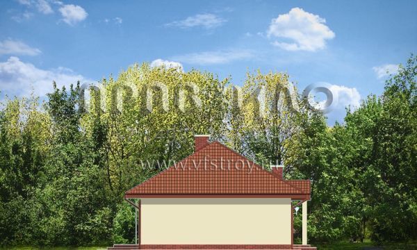 Проект скромного коттеджа для большой семьи S8-133 (Доминик)