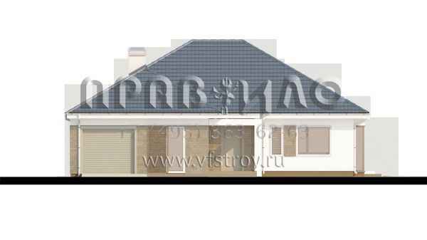 Проект частного дома квадратной формы S3-102 (Z69)