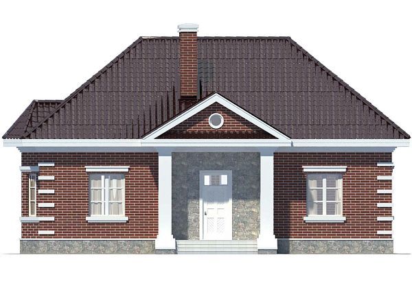 Дом с просторной гостиной S6-129(F-129-2K)